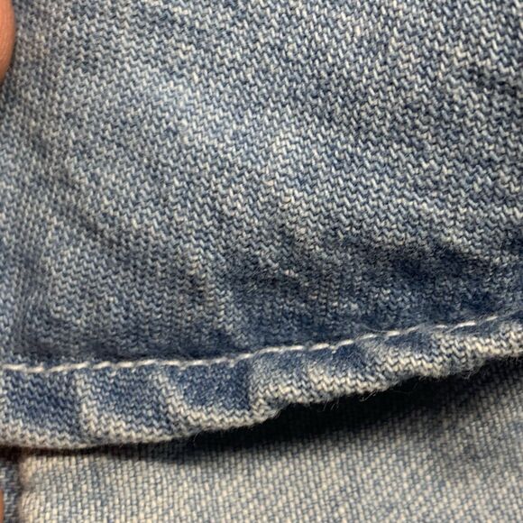 Sierra Pacific Denim Shirt VTG Blue Pagosa Springs CO Single Stitch Embroidered - Picture 7 of 15